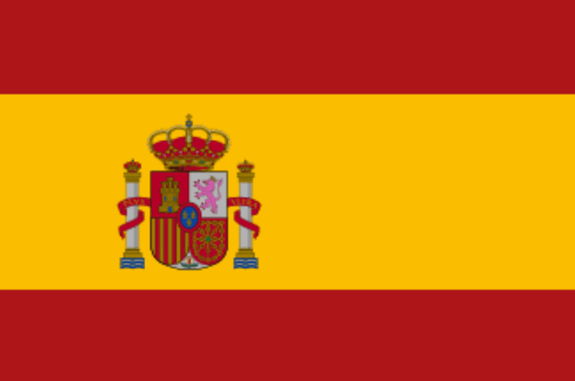 Bandeira da Espanha. Fonte: Wikimedia Commons.